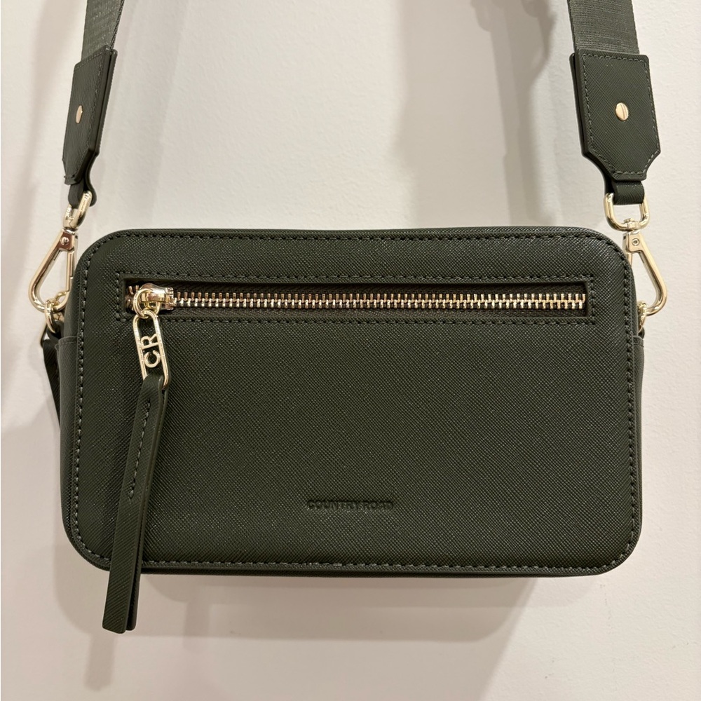 Country Road Women’s Dark Olive Green Crossbody Bag - Picture 3 of 6